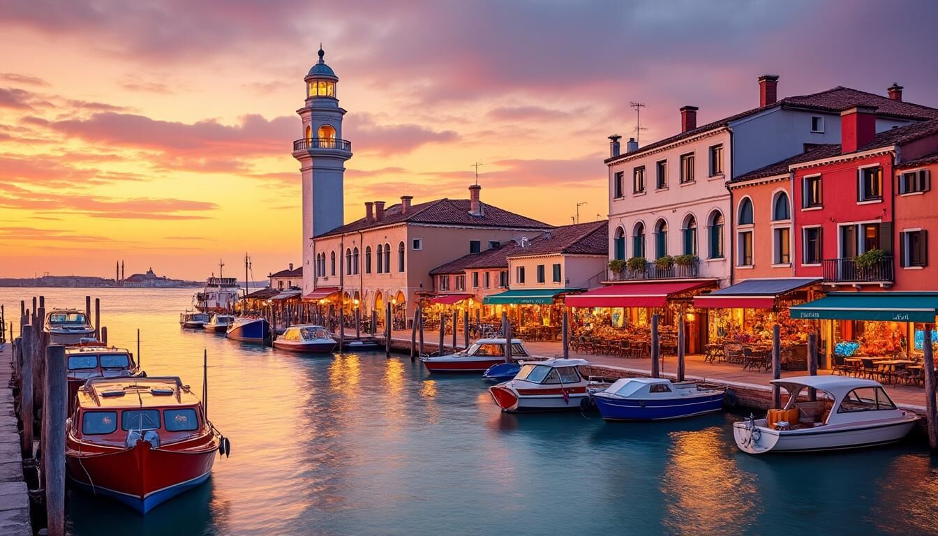 Découvrez les secrets de Murano, célèbre pour son verre soufflé. Suivez nos conseils pratiques et explorez les incontournables de cette île enchanteresse. Plongez dans son histoire, savourez ses spécialités culinaires et ne manquez pas ses ateliers de soufflage de verre.